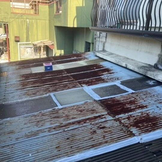 画像8275：トタン屋根の張替え工事