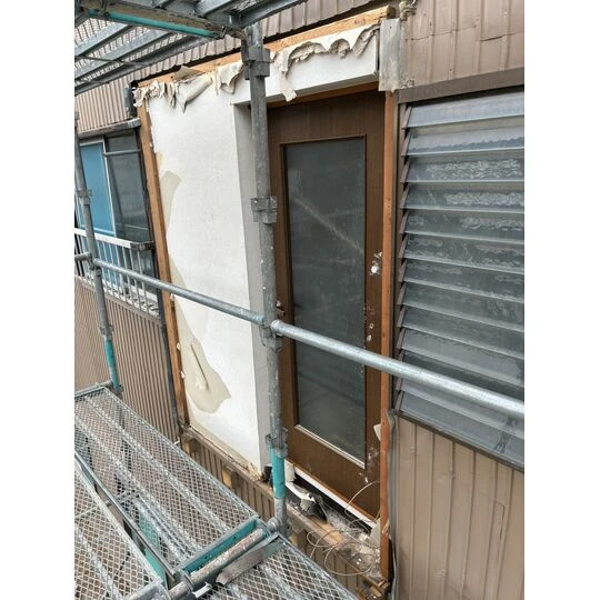 画像8869：外壁開口部板金張り